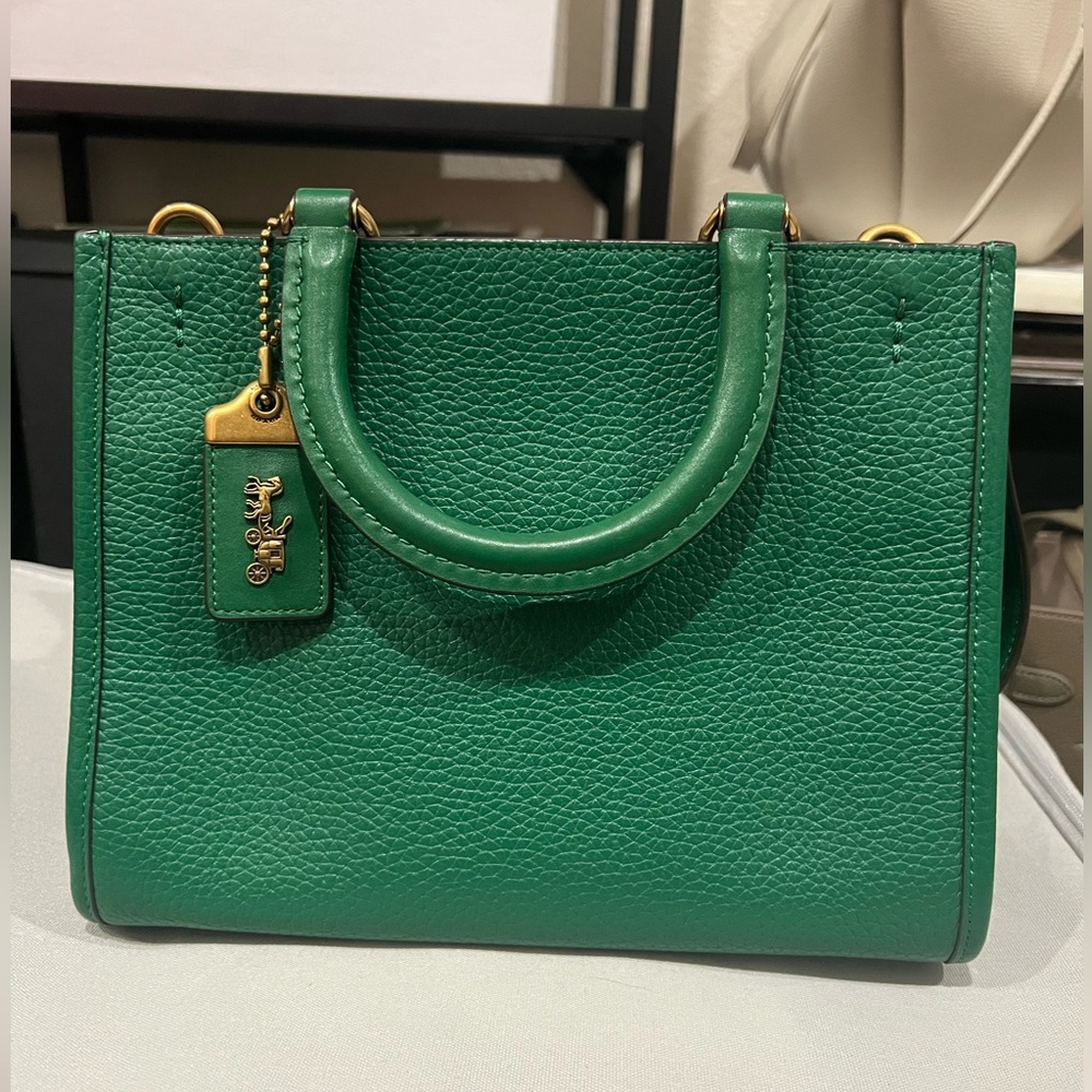 Coach Rogue 25 Green - Rare color! Very Good Used Condition